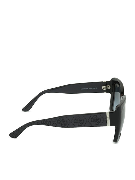 Guess Women's Sunglasses with Black Plastic Frame and Gray Gradient Lens GU00200 01B