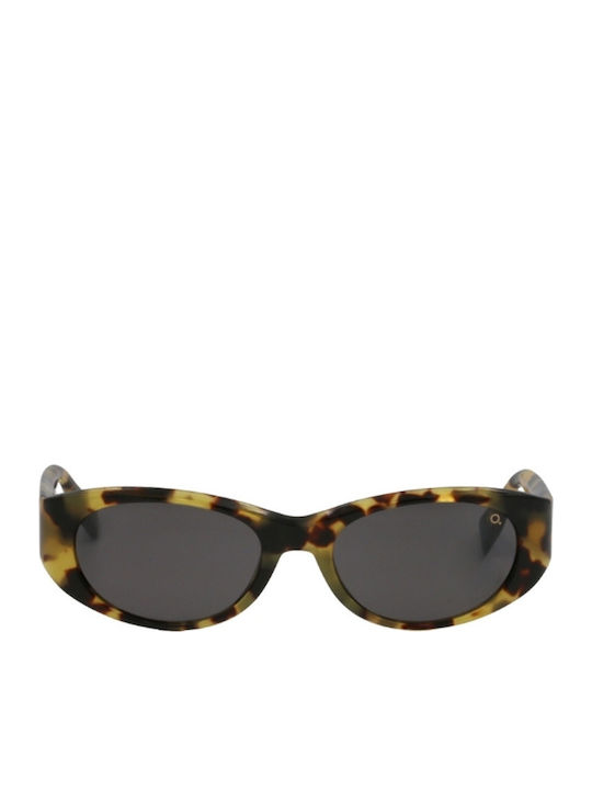 Etnia Barcelona Women's Sunglasses with Brown Tartaruga Plastic Frame and Gray Lens