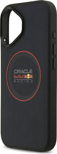 Red Bull Meshed Red Ring And Metal Buttons Magsafe Back Cover Metallic Navy Blue (iPhone 17)