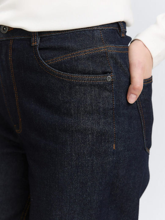 Women's Jean Trousers Clean Rinsed Blue Denim