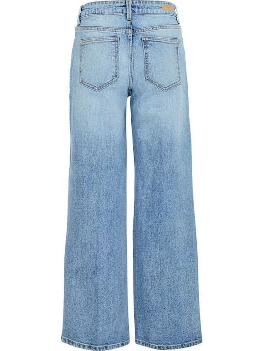 High Waist Women's Jean Trousers Light Blue, Blue Denim