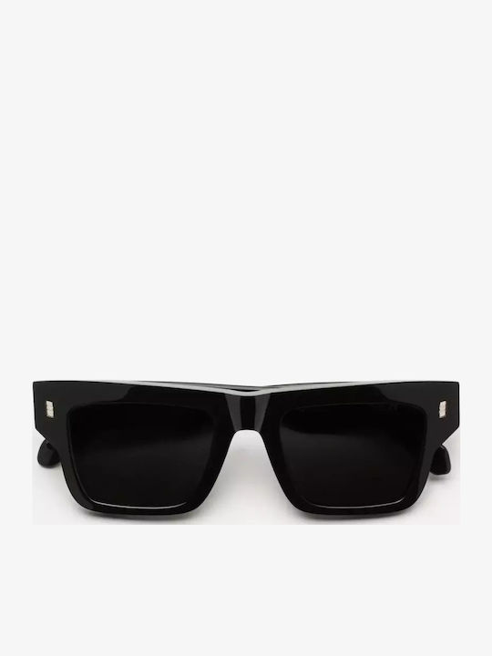 Gast Luce Unisex Sunglasses with Black Plastic Frame and Gray Lens UC01
