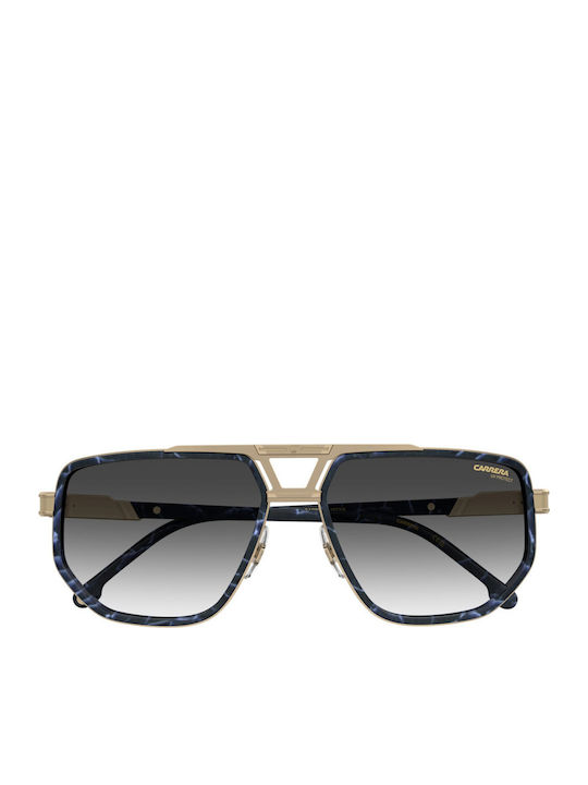 Carrera Unisex Sunglasses with Blue Frame and Grey Gradient Lens 1072/S KY2/9O