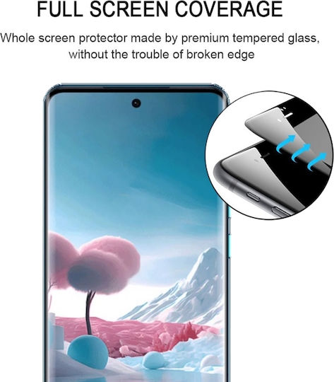 3D Gehärtetes Glas Schwarz (Motorola Edge 40)