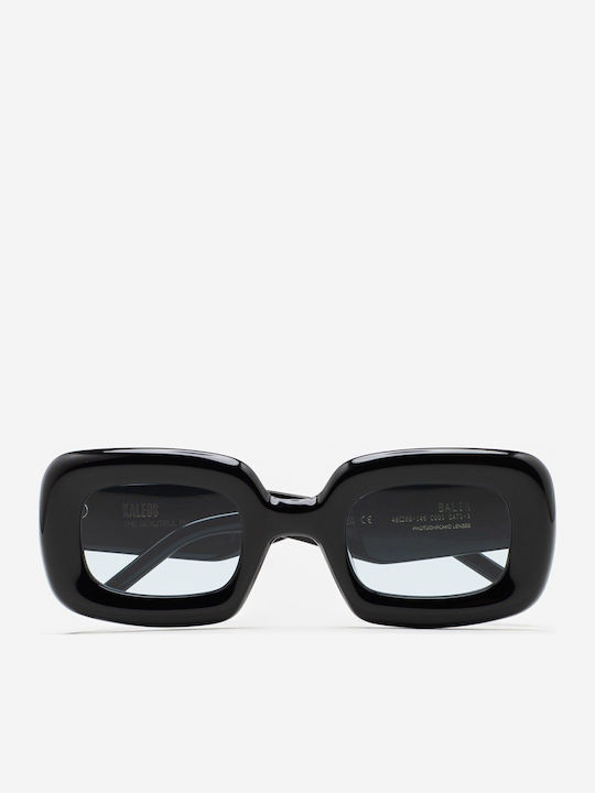 Kaleos C001 Unisex Sunglasses with Black Plastic Frame and Black Lens BALIN 1