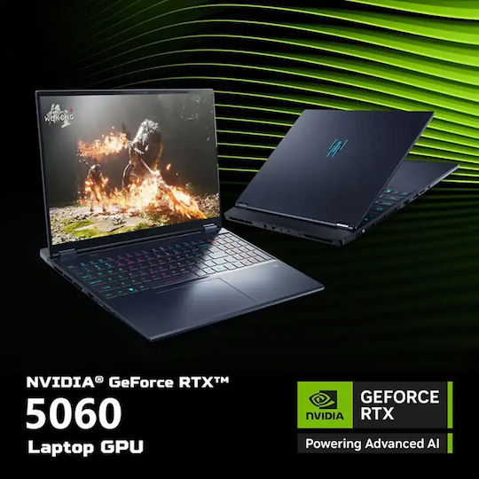 Acer Predator Helios Neo 16S AI PHN16S-71-91AW -91AW 16" OLED QHD+ 240Hz (Ultra 9-275HX/16GB/1TB SSD/GeForce RTX 5060/W11 Home) (US Keyboard)