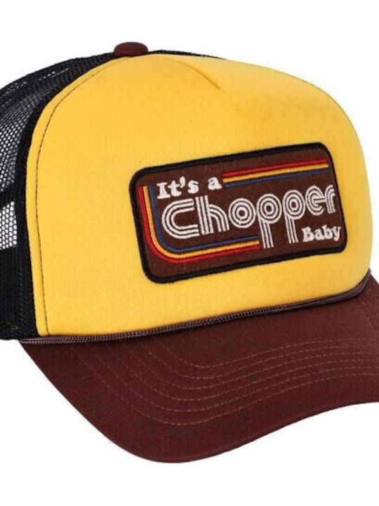 Καπέλο 13 1/2 Chopper Baby Trucker Cap Brown Yellow