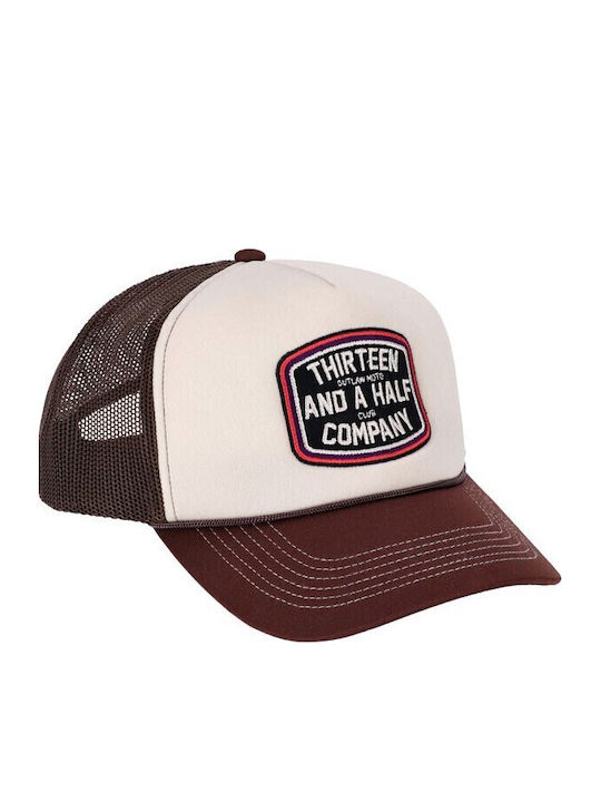 Cap 13 1/2 Outlaw Club Trucker Cap Brown