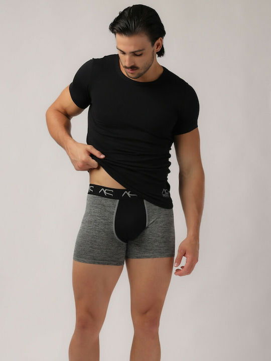 Herren Boxershorts Black 1Packung