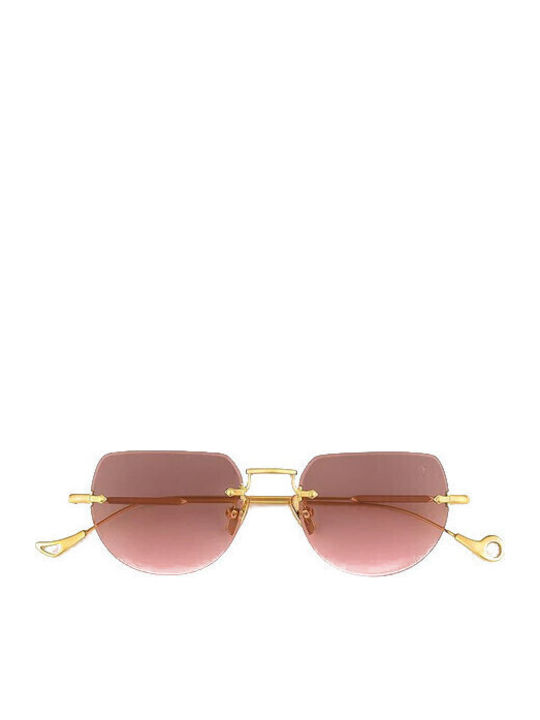Eyepetizer Women's Sunglasses with Gold Metal Frame and Pink Gradient Lens DRIVE-C.4-44