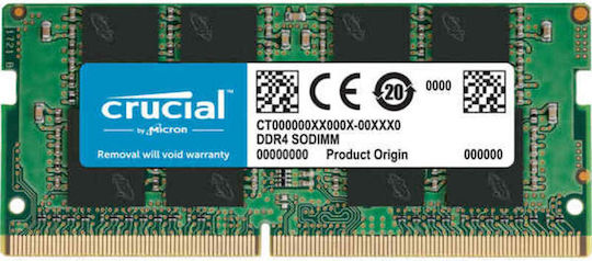 Crucial DDR4 Memory Module 1x16GB Speed 3200 for Laptop