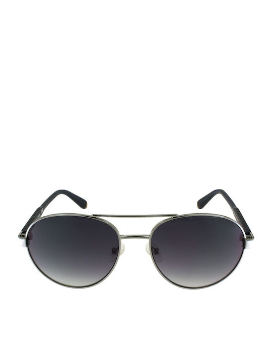 Guess Men's Sunglasses with Grey Metallic Frame and Grey Lenses GU6951 08B
