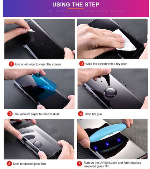 Realme 15 Pro 5g Folie Protectie Telefon Curbată Uv Liquid Full Glue