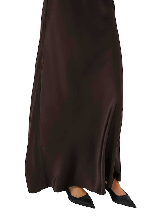 Maxi Fustă Brown