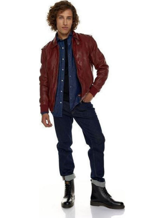 Justin Fur Braun-Rot Herren Jacken