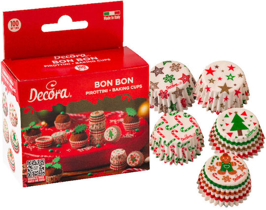 Decora Zubehör für Konditorei Papier 27x27cm 01025 100pcs