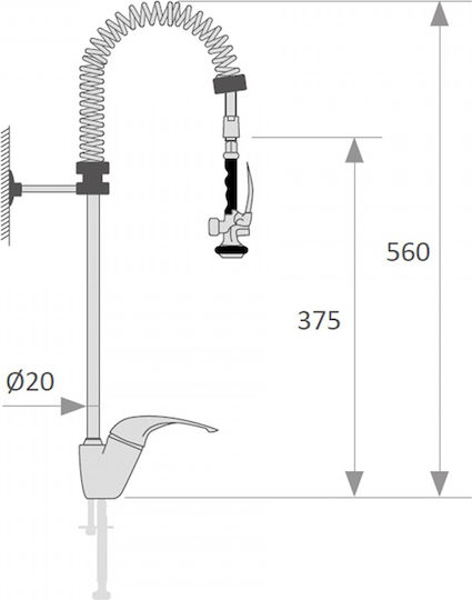 Sprinkler Faucet Zn-4-m Mini