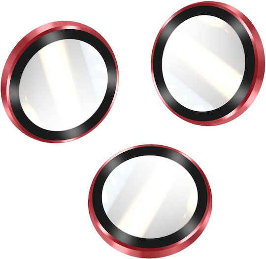 Forcell Camera Protection Tempered Glass Red for the Samsung Galaxy S25