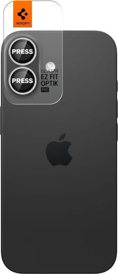 Spigen Optik Pro EZ Fit Kameraschutz Gehärtetes Glas Silver