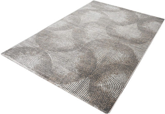 Polcarpet Estia Heatset Teppich Rechteckig Synthetisch,Polyester/Cotton/Leather Cream Grey