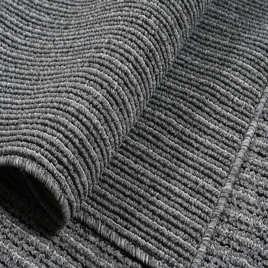 Rutschfest Teppich Rechteckig Synthetisch,Polyester/Cotton/Leather Grey