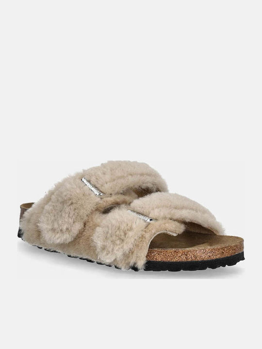 Birkenstock Ανατομικές Παντόφλες Μπεζ
