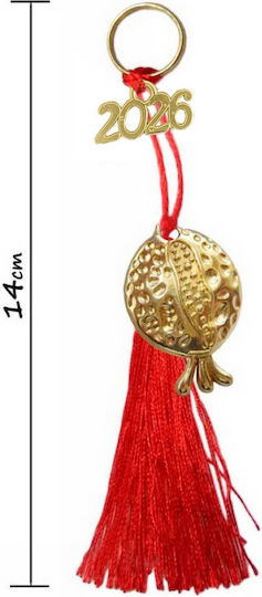Tatu Moyo Handmade Hanging Lucky Charm Pomegranate Red 2026 14cm 1pcs Tatu Moyo Handmade Hanging Lucky Charm Pomegranate Red 2026 14cm 1pcs
