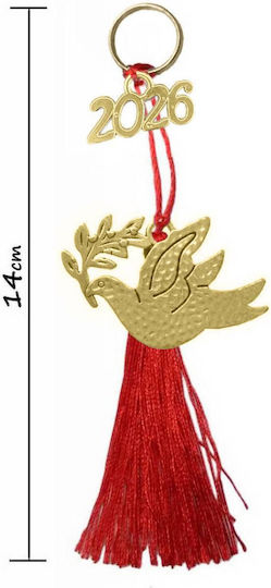Tatu Moyo Handmade Hanging Lucky Charm Home Red 2026 14cm 1pcs Tatu Moyo Handmade Hanging Lucky Charm Home Red 2026 14cm 1pcs