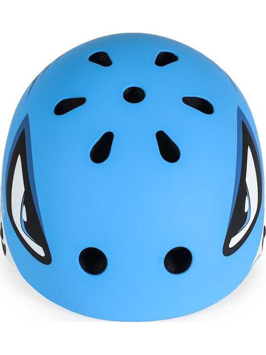 Byox Kids' Helmet for City Bike Blue with LED Light