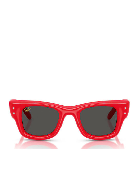 Ray Ban Ochelari de soare Κόκκινα cu Cadru & Gri Lentilă
