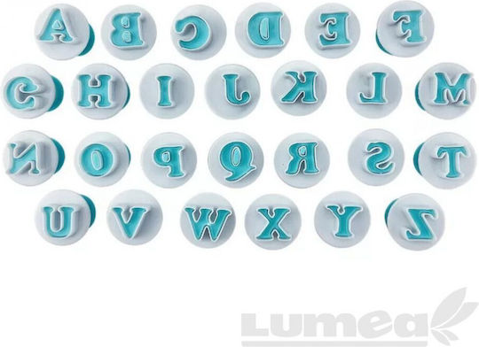 Комплект 26 Формички За Бисквитки С Главни Букви Lumea