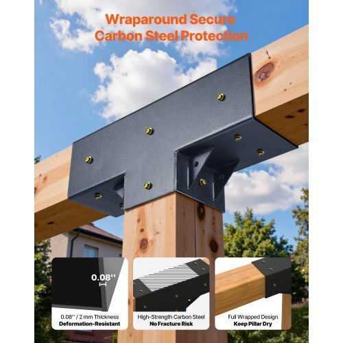 Vevor for Pergola made of Steel 4x4cm 2pcs