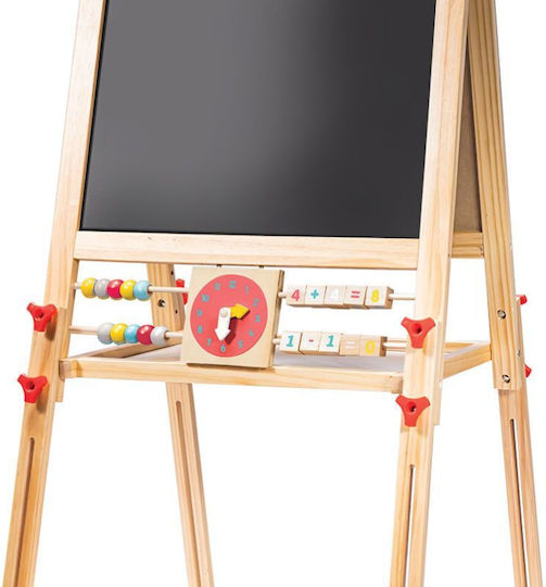 HappiHobbi Kids Floor Magnetic Board / Markerboard / Blackboard 46.3x46.3x46.3cm