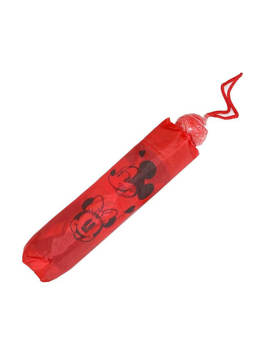 Disney Kids Compact Umbrella Minnie with Diameter 107cm Red