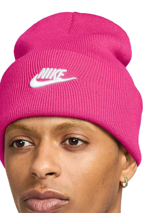 Kids Beanie Knitted Pink
