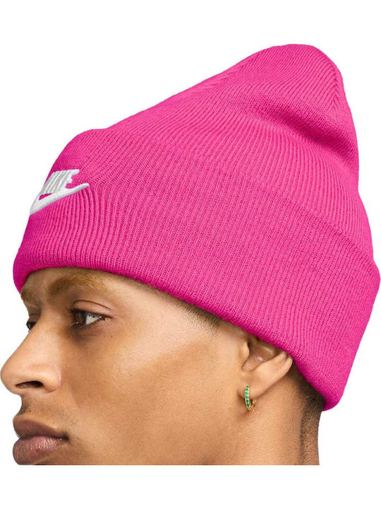 Kids Beanie Knitted Pink
