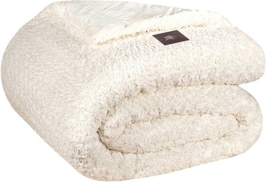 Greenwich Polo Club Duvet Cover with Hollowfiber Filling Queen 240x250cm Essential 3959 White 740 GSMGsm 11 togs Togs