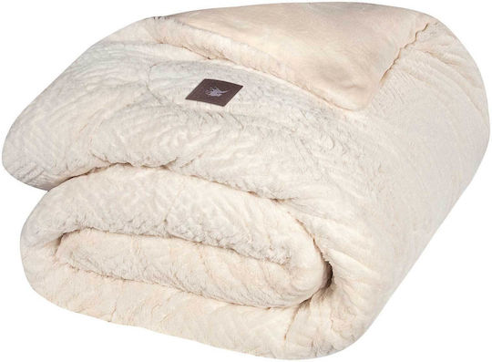Greenwich Polo Club Duvet Cover with Hollowfiber Filling Queen 240x250cm Essential 3952 Ivory 770 GSMGsm 11 togs Togs