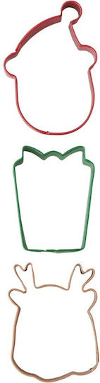 Set De Cookie Cutter Cadou Moș Nicolae Ren Wilton