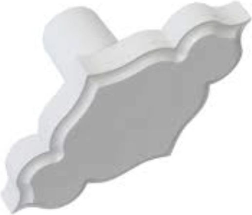 Set Large Simple Rose Plaque Cutters 2 Pcs Pme