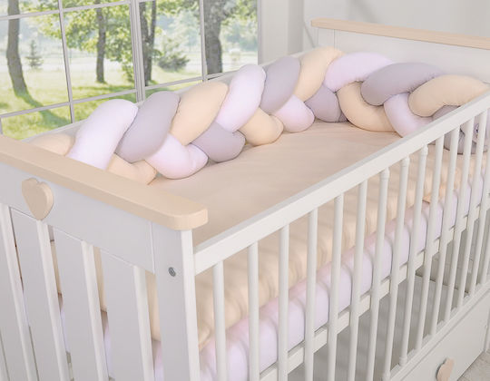 My Sweet Baby Πάντα Πλεξούδα Εσωτερική White, Grey, Beige