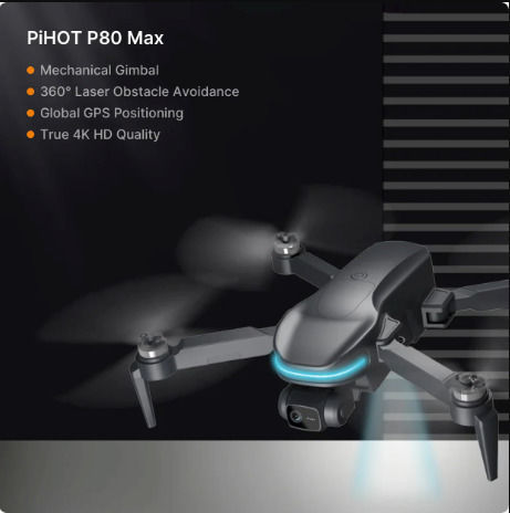 Pihot P80 Max Drone with 4K Camera and Controller