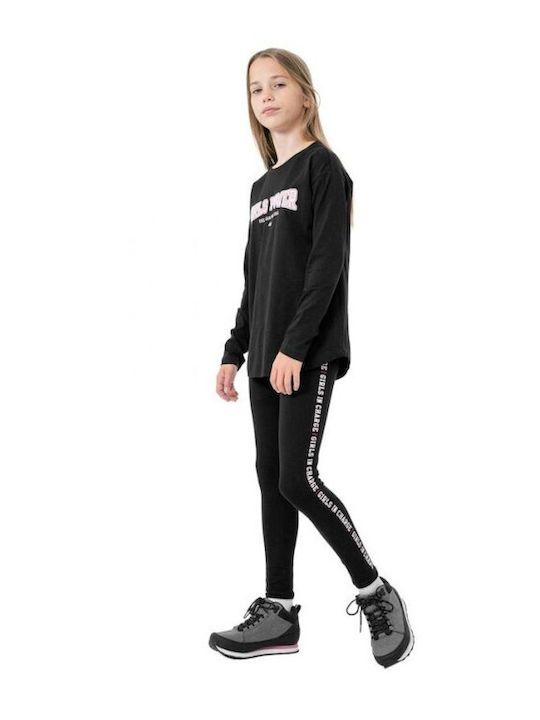 Kids' Shirt Long Sleeve Black
