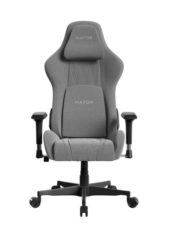 HATOR Darkside 3M Υφασμάτινη Καρέκλα Gaming με Ρυθμιζόμενα Μπράτσα Γκρι
