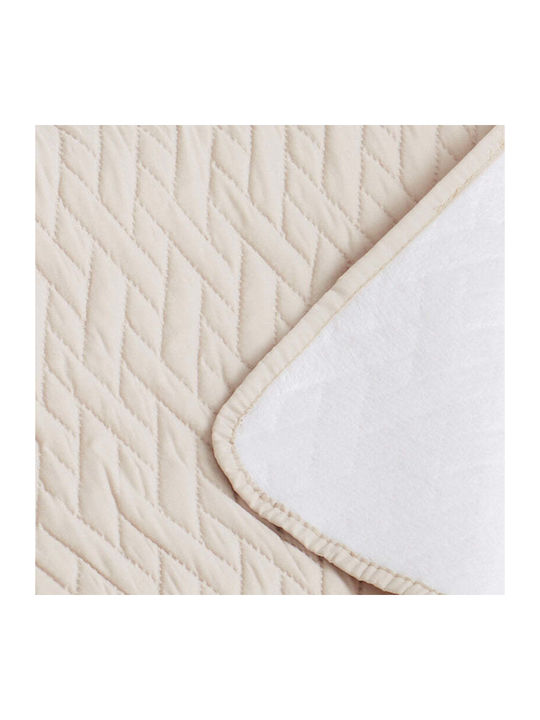 Sofazip Wasserdicht Elastische Abdeckung für Ecksofa Beige 280εκ. 1Stück SZMATIMPCS280BEJ