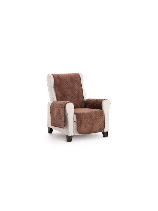 Sofazip Ελαστικό Κάλυμμα Πενταθέσιου Καναπέ Brown 240εκ.