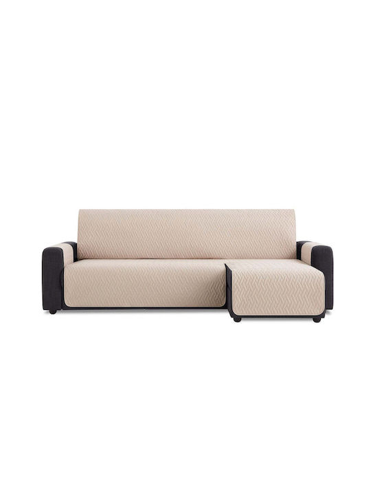 Sofazip Wasserdicht Elastische Abdeckung für Ecksofa Beige 280εκ. 1Stück SZMATIMPCS280BEJ