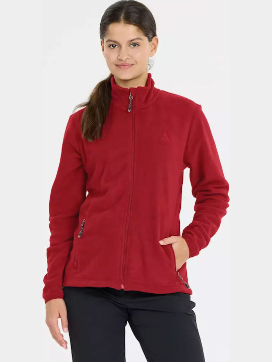 Women's Cardigan with Zipper Sun Dried Tomato
