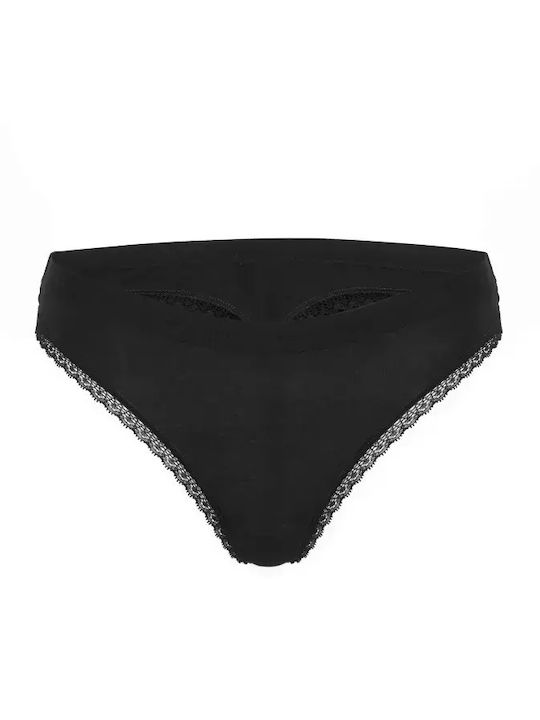 Femei Șir de caractere 3Pack Negre