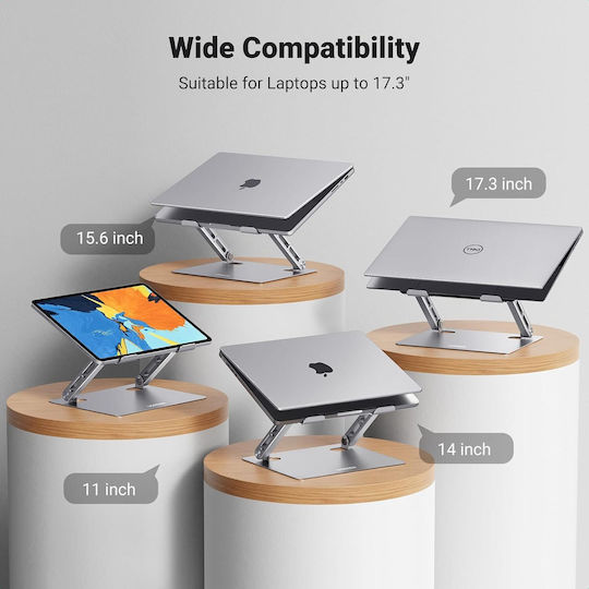 Ugreen LP866 Βάση Στήριξης για Laptop έως 17" Ασημί